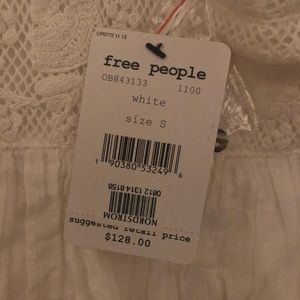 White gauzy dress w/tags